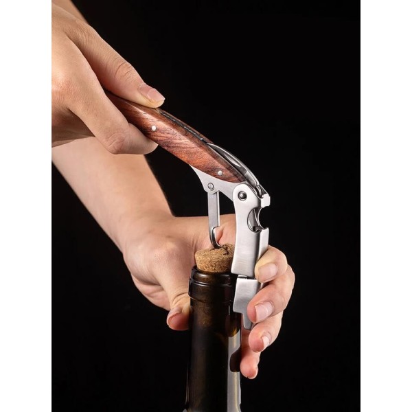 Коркотяг (штопор) з нержавіючої сталі