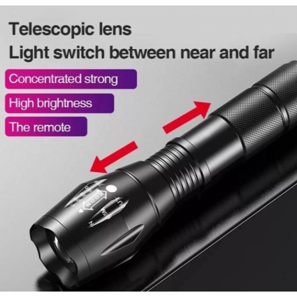 Ліхтар ручний Vkstar A100 Xpe, працює від 3 шт батарейок AAA