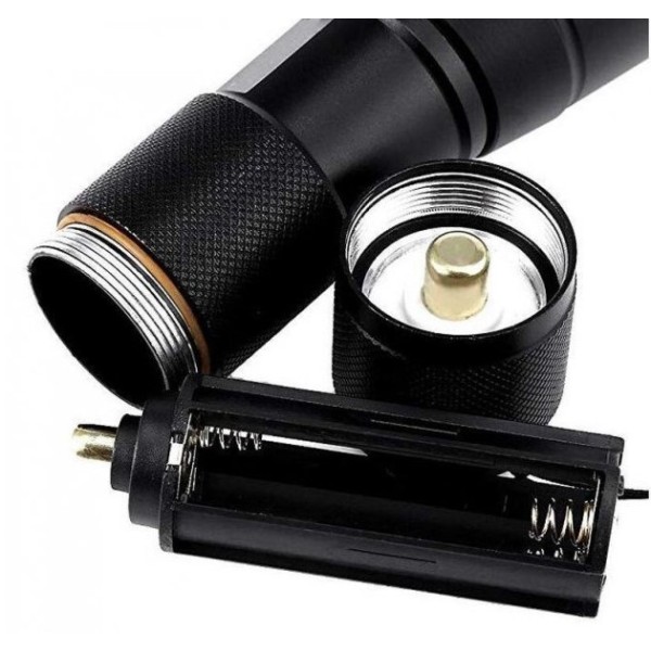 Ліхтар ручний Vkstar A100 Xpe, працює від 3 шт батарейок AAA