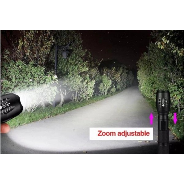 Ліхтар ручний Vkstar A100 Xpe, працює від 3 шт батарейок AAA