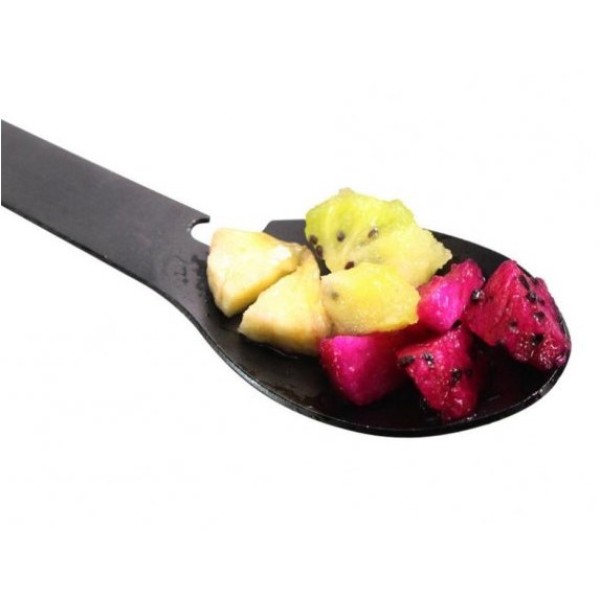 Туристичний набір столових приладів 5 в 1 похідна дорожня Ложка Вилка Ніж кишенькова відкривачка для консервів