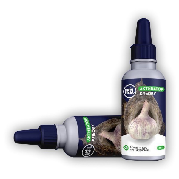 Натуральний активатор клювання «Spin and Fish» Часник, 50 мл