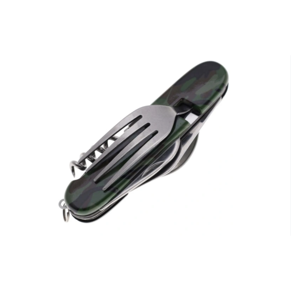 Ніж складаний з вилкою та ложкою Khaki